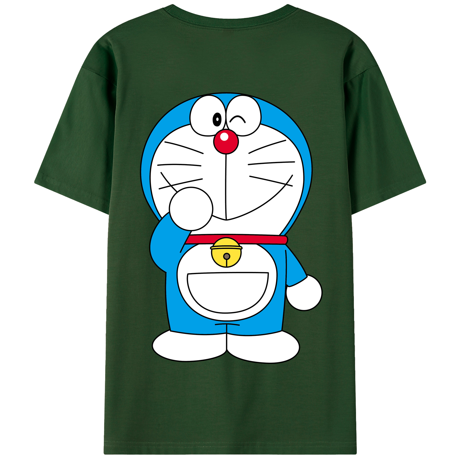 （画像用） ドラえもん Doraemon 綿100％半袖Tシャツ（背面プリント）